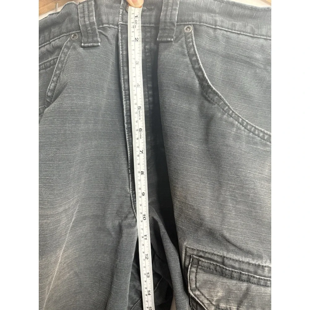 Wrangler Workwear Men's Size 34 Ripstop Carpenter Cargo Work Shorts Gray 23153